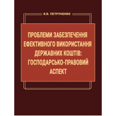 Проблеми забезпечення ефективного використання державних коштів: господарсько-правовий аспект